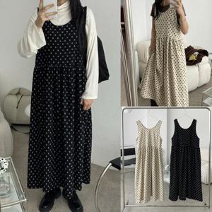 [강물처럼]위쉬몰 GB 땡땡이패턴나시원피스(V435H510) 빅사이즈