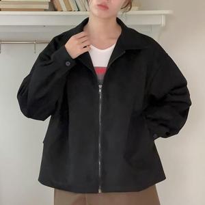 [강물처럼]아이우먼 로잉카라스웨이드자켓 RDT177M 510 빅사이즈