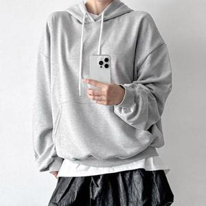 [강물처럼]아이우먼 위드포인트박시후드티 NSV432M510 빅사이즈