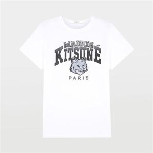 메종키츠네 캠퍼스 폭스 그래픽 반팔 티셔츠 LW00104KJ0035 P100