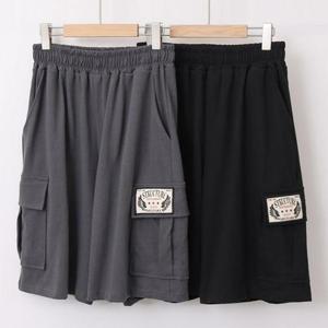 [강물처럼]빅사이즈팬츠 V422L510 와펜포인트밴딩반바지 WB (419