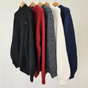 [강물처럼]빅사이즈티 T274L 510 로맨틱반목폴라니트티 AP (4194