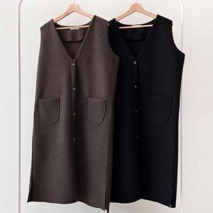 [강물처럼]빅사이즈원피스 V584L511 브이카라포켓롱원피스 BS (4