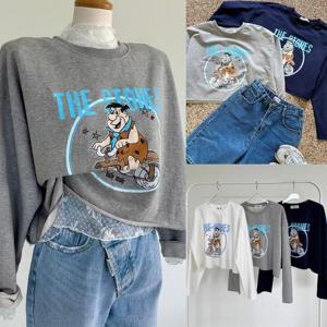 [강물처럼]위쉬몰 VD 스톤즈크롭유넥티셔츠(V571H511) 빅사이즈