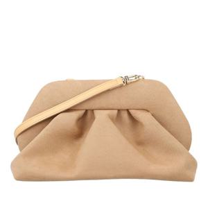 더모아레 베이지 인조 스웨이드 클러치 TMFW25TSUE124 BISCUIT