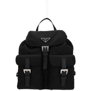 프라다 블랙 나일론 플랩 백팩 1BZ677VOOO RV44F0002