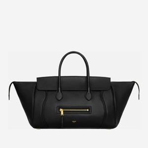 셀린느 블랙 가죽 러기지 미디엄 토트백 L100E 3GW238NO