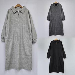 [강물처럼]위쉬몰 EM 하우카라지퍼넥원피스(T372H510) 빅사이즈