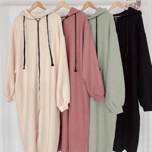 [강물처럼]빅사이즈아우터 T310L510 코코롱후드기모스판집업 NM