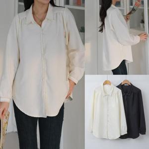 [강물처럼]위쉬몰 LY 눈금자수샤틴블라우스(V745H512) 빅사이즈