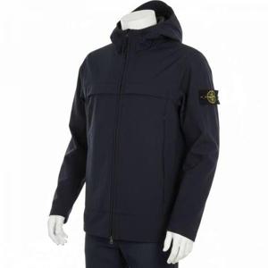 스톤아일랜드 751541427 소프트쉘 와펜 패치 후드 점퍼 네이비 남성 자켓