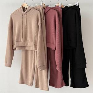 [강물처럼]빅사이즈투피스 V727L511 잔골지후드밴딩세트 MC (434