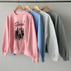 [강물처럼]빅사이즈티 V728L511 기모스페셜맨맨투맨 MC (4342552