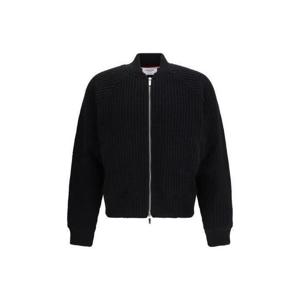 톰브라운 울 와플 래글런 4바 봄버 자켓 MJT549A 05396 001