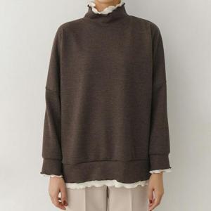 [강물처럼]아이우먼 곱창프릴폴라맨투맨 NBC073M512 빅사이즈 (4