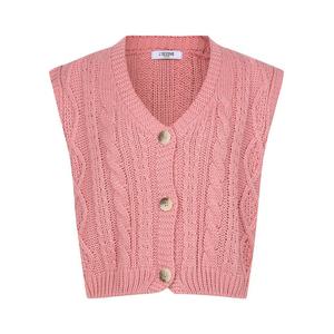 [레코브][레코브] 꽈배기 오픈 니트 베스트(LC41D4KV003X)