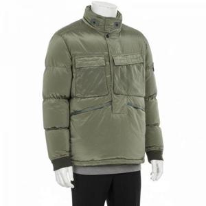 스톤아일랜드 21FW 나일론 메탈 와펜 패치 다운 자켓 751544408 카키 남성 패딩