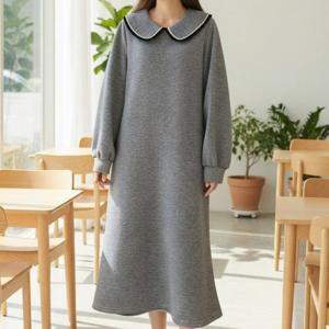 [강물처럼]아이우먼 동글라인카라넥원피스 SMV765M512 빅사이즈