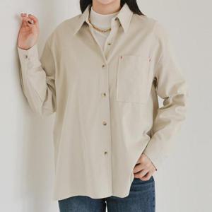 [강물처럼]아이우먼 포인트레드스티치남방 LYV754M512 빅사이즈