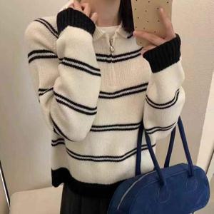 [강물처럼]아이우먼 코튼캔디미니집업니트 YYV757M512 빅사이즈