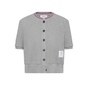 톰브라운 코튼 와플 숏 슬리브 카디건 FJT390A J0216 055