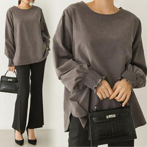 [강물처럼]위쉬몰 NB 스모크퍼프블라우스(B046H512) 빅사이즈 (4