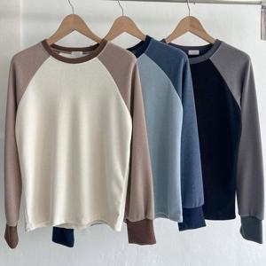 [강물처럼]빅사이즈티 V813L512 컬러믹스나그랑티셔츠 MA (44002