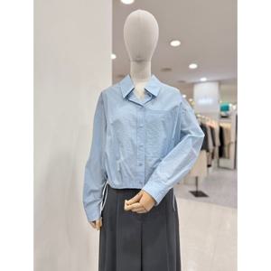 [리스트][LIST] 코튼 오픈 카라 턱 셔츠 TWWSTQ50010