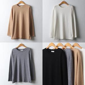 [강물처럼]위쉬몰 KD 쿠키옆트임긴팔티셔츠(J443H512) 빅사이즈