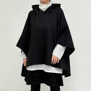 [강물처럼]아이우먼 박시망토레터링후드티 RAV807M512 빅사이즈