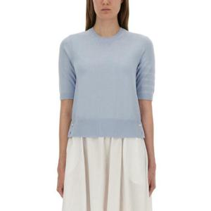 25FW 톰브라운 반팔 티셔츠 FKA498AY3036482 LIGHT BLUE DOM