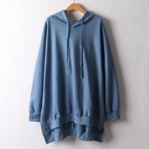 [강물처럼]아이우먼 심플박시후드티셔츠 RAF494M512 빅사이즈 (4