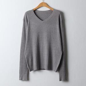 [강물처럼]아이우먼 브이넥꽈배기니트티 APJ356M512 빅사이즈 (4