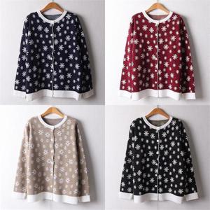 [강물처럼]위쉬몰 EB 플라워패턴R넥가디건(F760H211) 빅사이즈 (