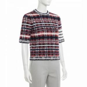 톰브라운 메리노 모헤어 4바 크루넥 반팔 니트 FKA436A Y9028 960