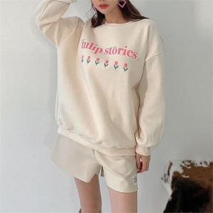 [강물처럼]아이우먼 큐티튤립진주기모맨투맨 MAN540M211 빅사이