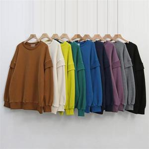 [강물처럼]빅사이즈사랑해요 K522L211 기모안감날개맨투맨 BQ (9