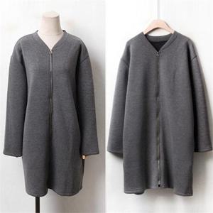 [강물처럼]빅사이즈사랑해요 3330L210 네오 박시 스판 집업 자켓