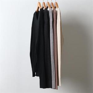 [강물처럼]빅사이즈사랑해요 J356L210 꽈배기V넥니트긴팔티 AP (