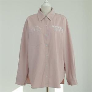 [강물처럼]아이우먼 오버핏스마일자수남방 WBN447M210 빅사이즈