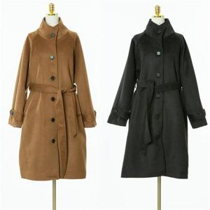 [강물처럼]위쉬몰 CM 하이넥버튼누빔롱코트(G039H210) 빅사이즈