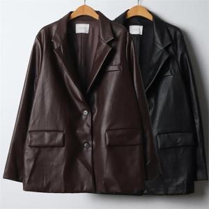 [강물처럼]위쉬몰 CH 카이로오버핏레더자켓(J346H210) 빅사이즈