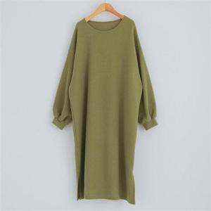 [강물처럼]아이우먼 니트왕벌룬소매원피스 GLN475M210 빅사이즈