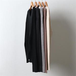 [강물처럼]빅사이즈사랑해요 J356L212 꽈배기V넥니트긴팔티 AP (