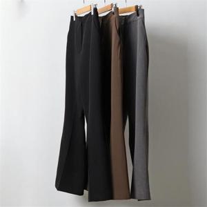 [강물처럼]빅사이즈사랑해요 J539L212 일자슬림핏밴딩슬랙스 GY