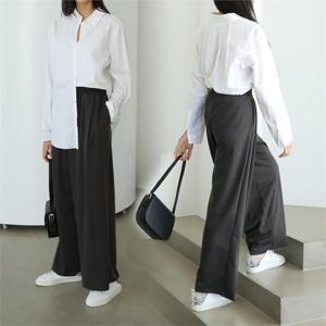 [강물처럼]위쉬몰 TG 걸통와이드밴딩팬츠(K563H211) 빅사이즈 (9