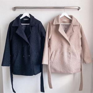 [강물처럼]빅사이즈사랑해요 K557L211 이프부클스트랩코트 BN (9