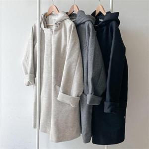 [강물처럼]빅사이즈사랑해요 K555L211 모직캐주얼후드자켓 BN (9