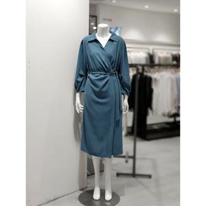 [KL][KL] 오픈 칼라 랩 원피스 KMWOPQD010 (P003775893)