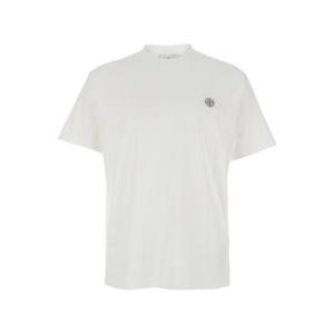 스톤 아일랜드 반팔 티셔츠 L1S152100026S0057V0001 White